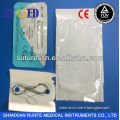 CE, ISO Non Absorbable Surgical Silk Braided Suture